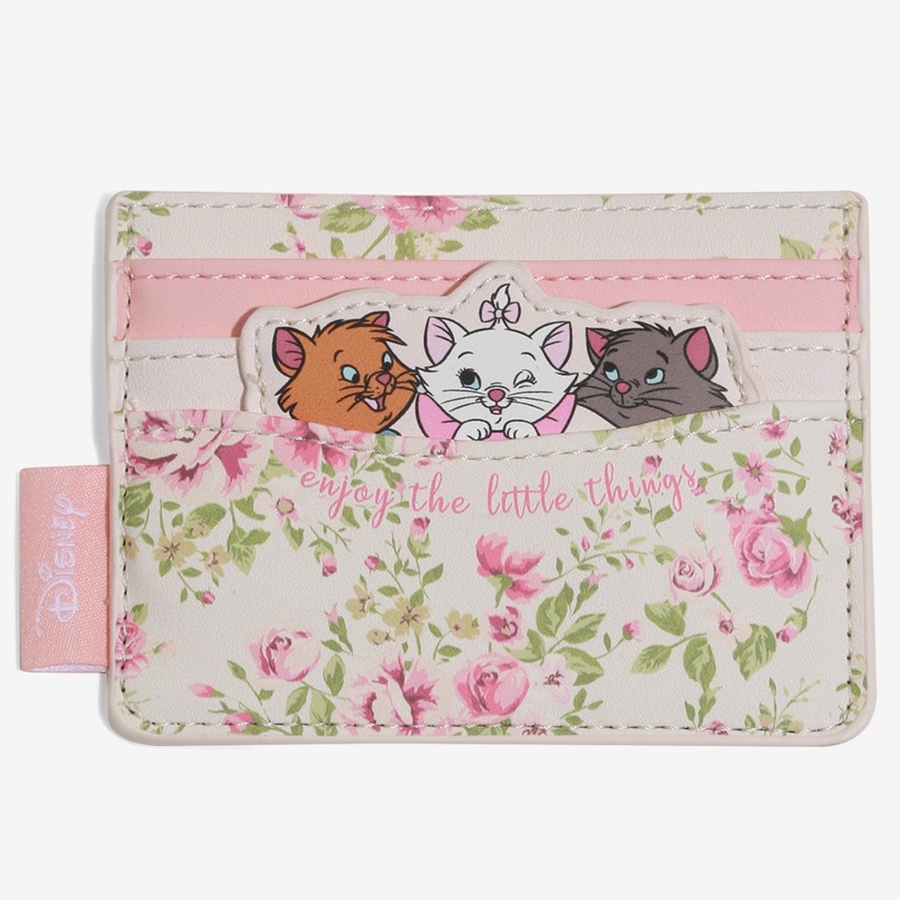 ARISTOCATS Floral Disney Loungefly Cardholder